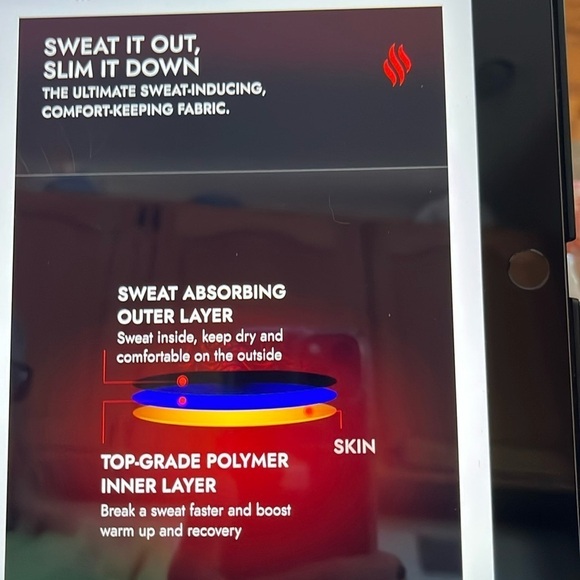 Sweat Shaper Athletic Leggings - Picture 9 of 13